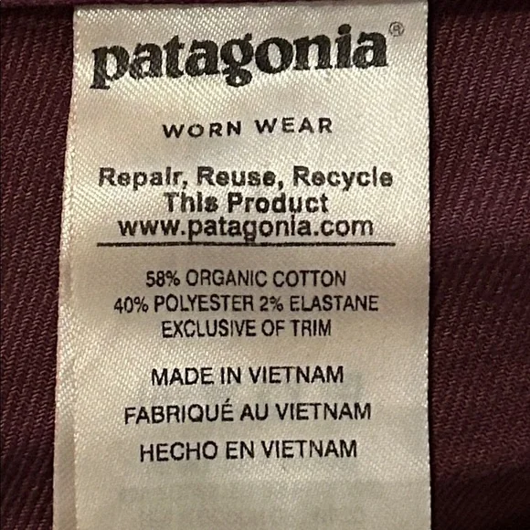 Patagonia Escala Rock Pants Dark Current Outdoor Climbing Hiking Cotton Size 0 - Picture 7 of 8